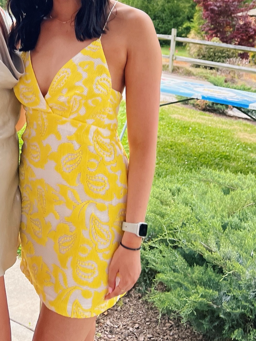 Yellow Lace Dress